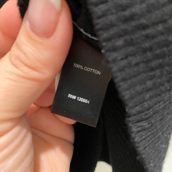 Torrid - Black Cardigan with Black Pleather accents - Picture 8 of 9